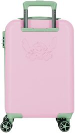 Maleta de Cabina Rosa Disney Travelling with Stitch 36x55x20 cms Rígido 2,4 kgs Cierre de combinación Lateral ABS 2,4 kgs 32L Equipaje de Mano - Imagen 5