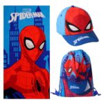 Toalla Set Saquito Gorra Spiderman Marvel 27.0 X 33.0 X 7.0 Cm