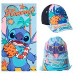 Toalla Set Saquito Gorra Stitch Disney 27.0 X 33.0 X 7.0 Cm