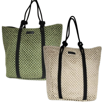 Bolso Señora Rafia 44x36x13cm