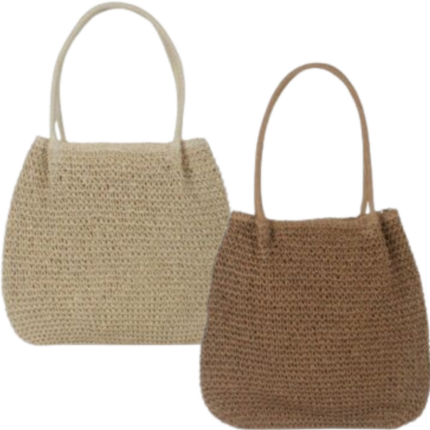 Bolso Señora Rafia  35x30x10cm