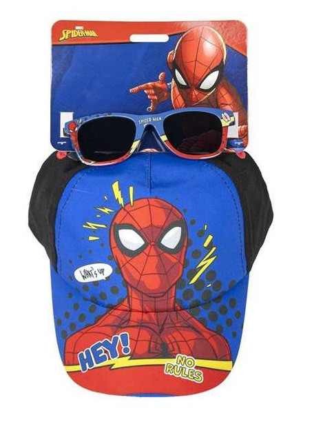 Sin título Gorra Set Gafas De Sol Spiderman Marvel 53 Cm - Imagen 1