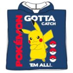 Lote Pokemon, Poncho Toalla, Botella, Saquito y Mochila - Imagen 4