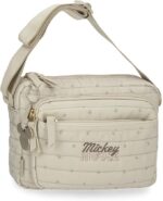 Bolso Beige Joumma Disney Duna Mickey 25x18x6,5 cm Poliéster