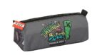 Portatodo con Cremallera y Compartimiento, Minecraft Graffiti – Estuche Infantil, Estuche Niño, Ideal para Niños en Edad Escolar, Cómodo y Versátil, Calidad y Resistencia, 21x7x8 cm