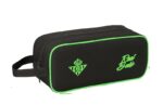 Zapatillero Mediano, Real Betis BALOMPIÉ – Multiusos, Portatodo, Deporte, Extraescolares, Fútbol, Cómodo y Versátil, 34x14x15 cm