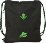 Mochila Saco Deportivo, REAL BETIS BALOMPIÉ – Cierre de Cordones, Mochila, Ideal para Niños de Diferentes Edades, Cómoda y Versátil, Calidad y Resistencia, 35x45 cm