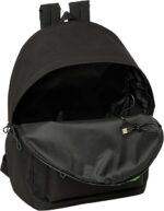 Mochila para Portátil 15.6" y USB, REAL BETIS BALOMPIÉ – Ideal para Jóvenes de Diferentes Edades, Tejido Reciclado, Cómoda y Versátil, Calidad y Resistencia, 31x18x44 cm - Imagen 3