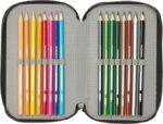 Estuche Escolar con 37 Útiles Incluidos,REAL BETIS BALOMPIÉ -  Ideal para Niños de 5 a 14 Años, Cómodo y Versátil, Calidad y Resistencia, 12.5x5.5x19.5 cm - Imagen 3