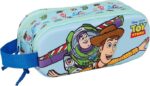 Portatodo Doble 3D, TOY STORY – Estuche Infantil, Estuche Niño, Ideal para Niños en Edad Escolar, Cómodo y Versátil, Calidad y Resistencia, 21x6x8 cm