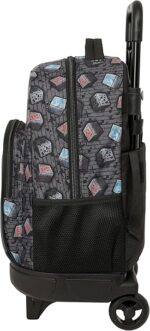 Mochila Grande con Ruedas, Compacta, MINECRAFT GRAFFITI – Extraíble, Ideal para Niños de Diferentes Edades, Cómoda y Versátil, Calidad y Resistencia, 33x22x45 cm - Imagen 2